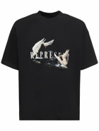 REPRESENT - Swan Printed Cotton T-shirt