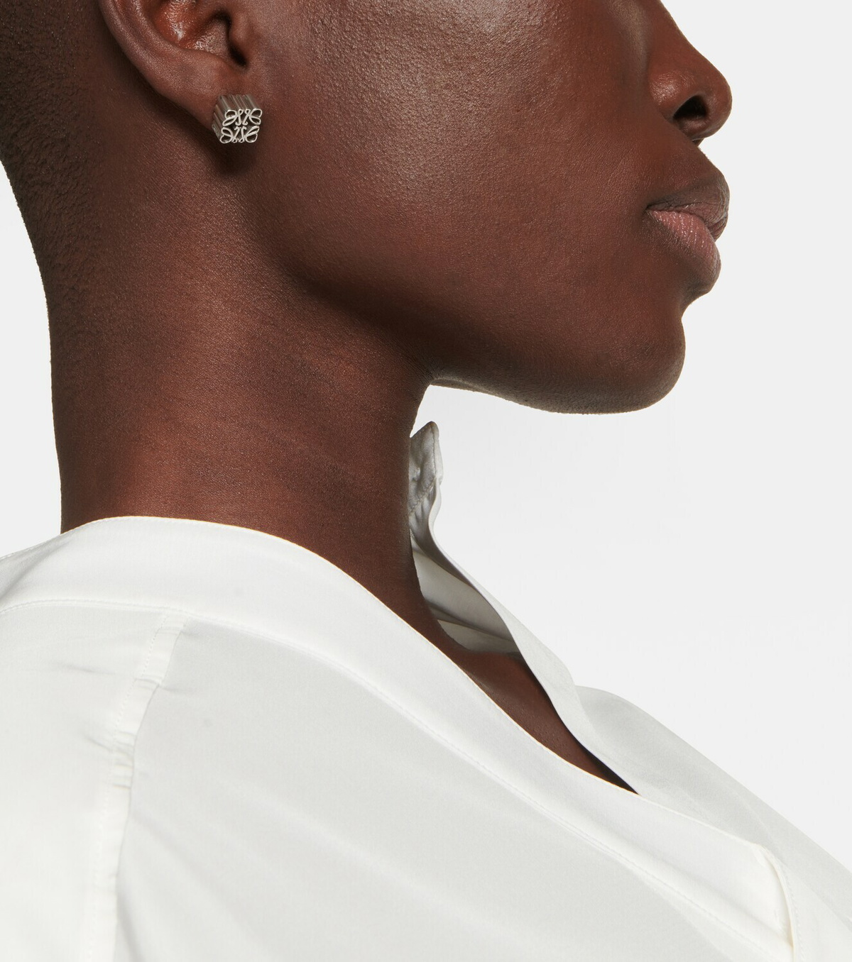 Loewe - Anagram sterling silver earrings Loewe