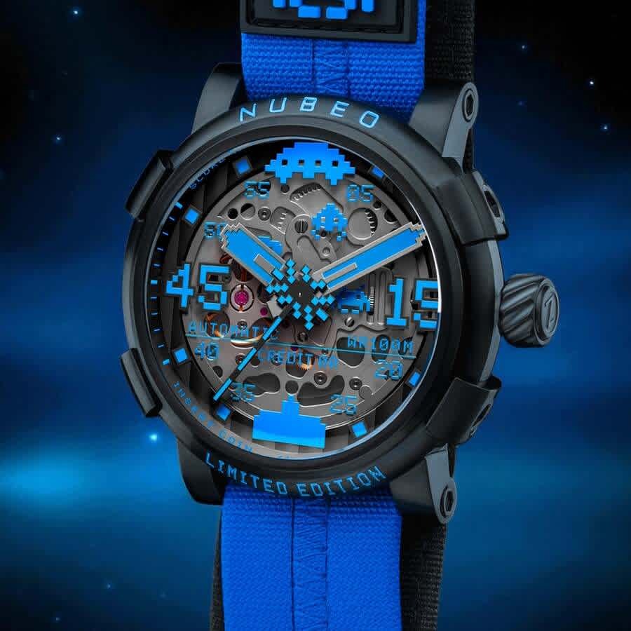 Nubeo Orion Black Dial Mens Watch NB-6110-88