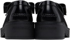 Ferragamo Black Chunky Vara Bow Loafers