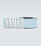 Amiri - Logo leather belt