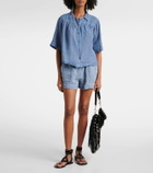 Velvet Sutton linen shorts