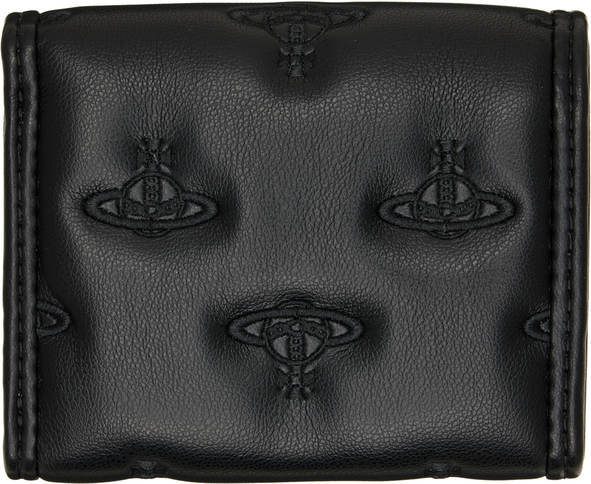 Vivienne Westwood Black Trifold Wallet