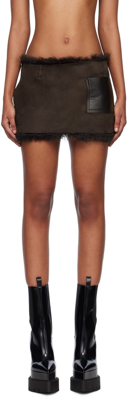 Photo: Maximilian Davis Brown Tigrado Miniskirt