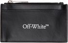 Off-White Black Bookish Zipped Card Holder