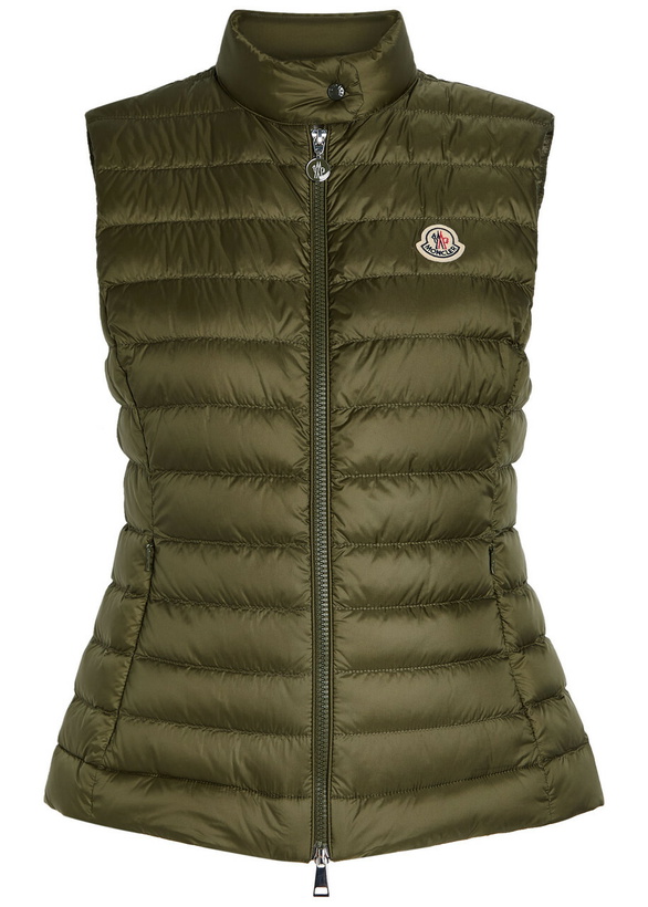 Photo: Moncler Igens Padded Shell Gilet Khaki