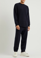 Extreme Cashmere N°53 Crew Hop Cashmere-blend Jumper - Navy - One Size