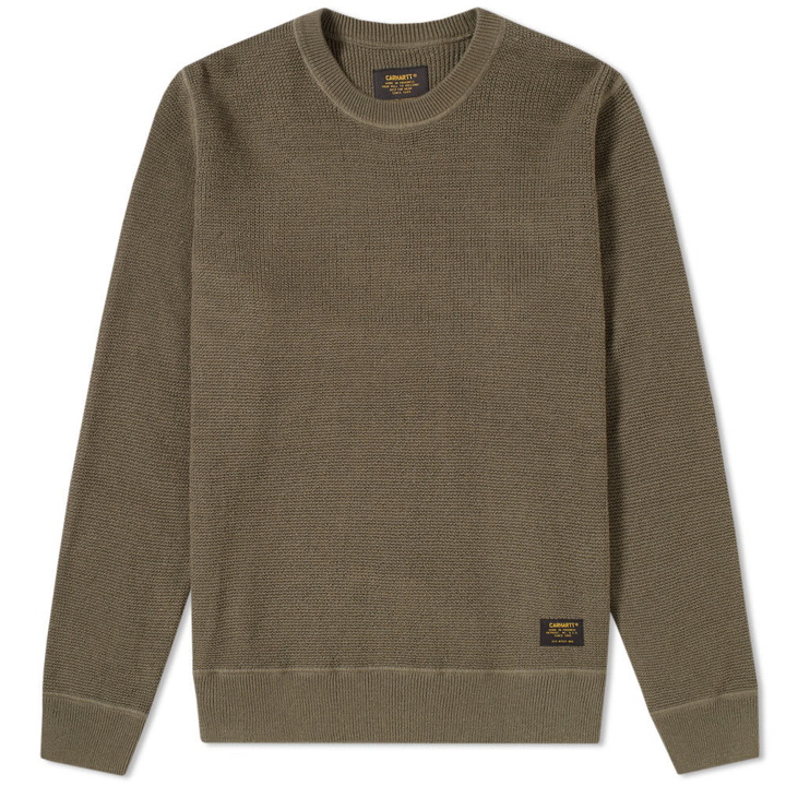 Photo: Carhartt Mason Waffle Sweat Green