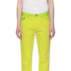 Hugo Yellow Slim Tapered Jeans