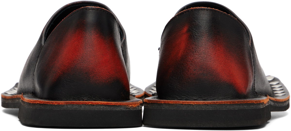 CAMPERLAB Black & Orange Menosmal Loafers