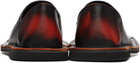 CAMPERLAB Black & Orange Menosmal Loafers