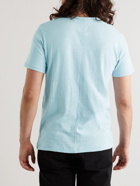 Rag & Bone - Flame Slub Cotton-Jersey T-Shirt - Blue