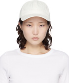 ANINE BING Off-White Jeremy Baseball Cap