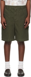 Isabel Marant Khaki Akyle Shorts