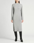 Majestic Filatures Womens Midi dress in Grey