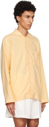 Tekla Yellow Oversized Pyjama Shirt