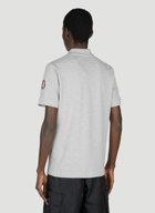 Moncler - Logo Patch Polo Shirt in Grey