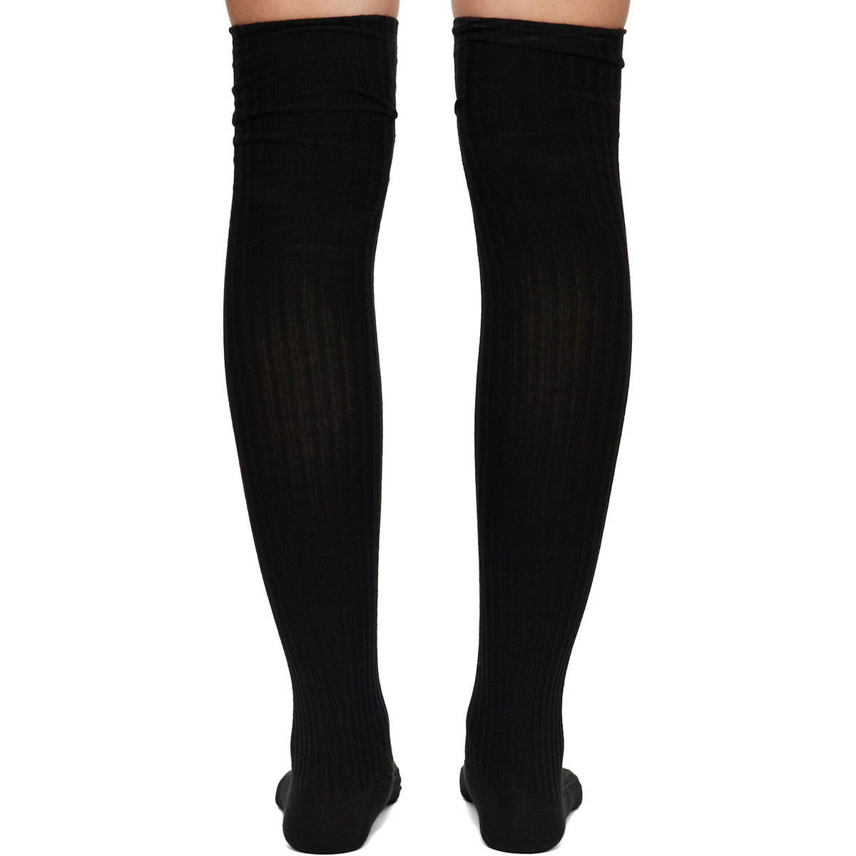 Baserange Black Overknee Socks