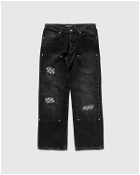 Misbhv Monogram Carpenter Trousers Black - Mens - Jeans