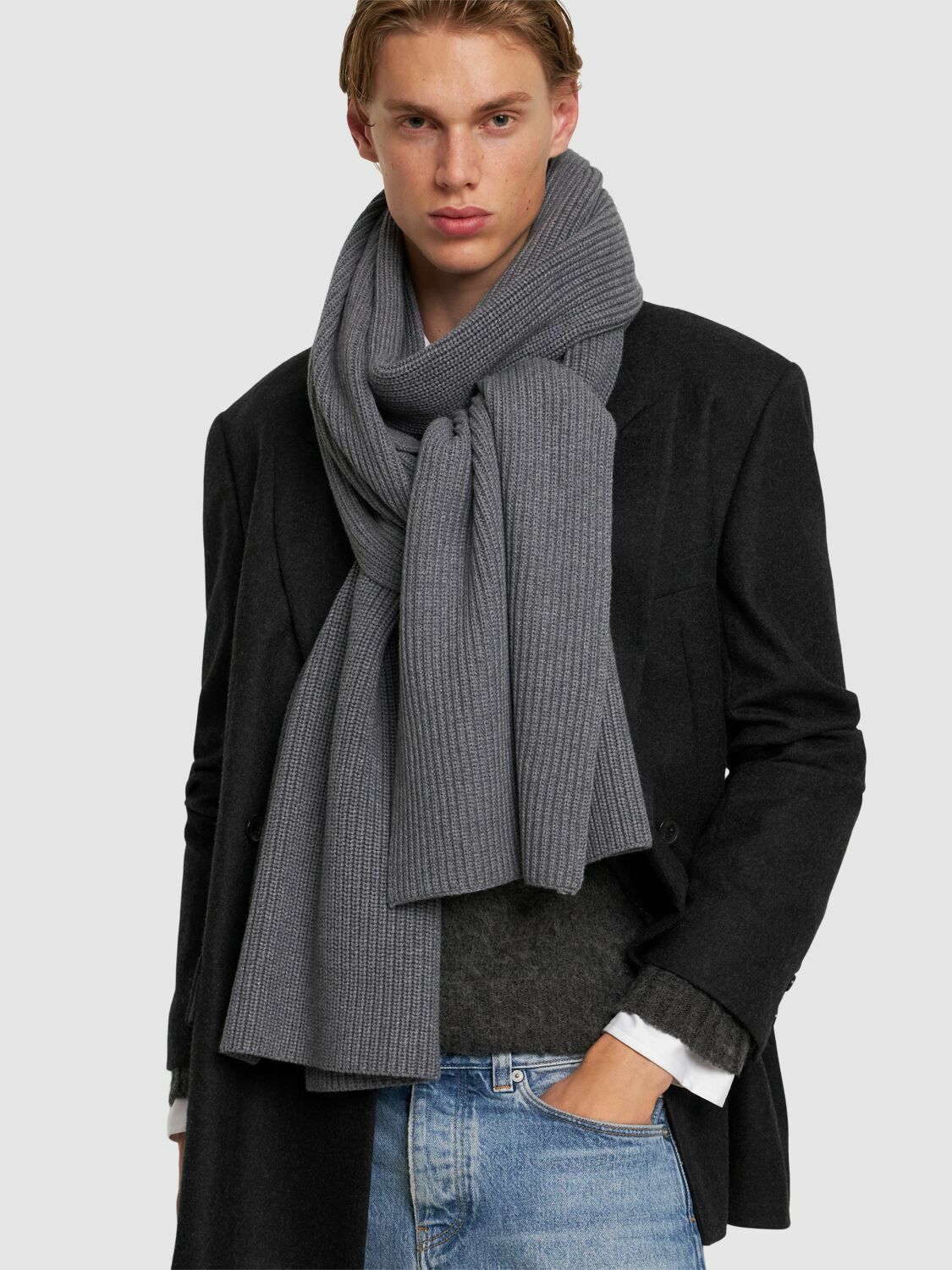 THE FRANKIE SHOP Colton Wool Blend Scarf