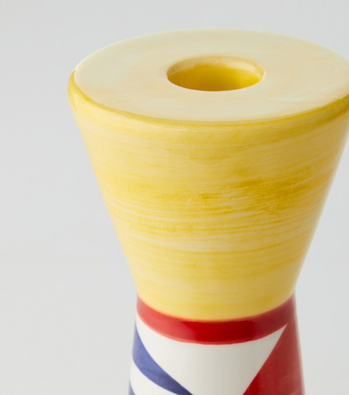 Dolce&Gabbana Casa Carretto Medium ceramic candle holder