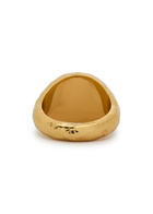 Anni LU Cherry on Top 18kt Gold-plated Ring - One Size