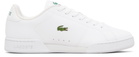 Lacoste White Carnaby Cup Leather Sneakers