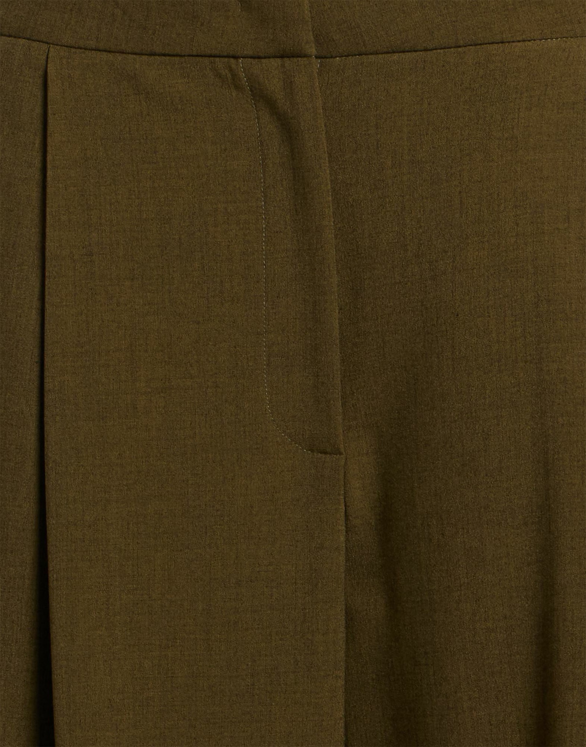 Jijil Womens Pants Military in Green