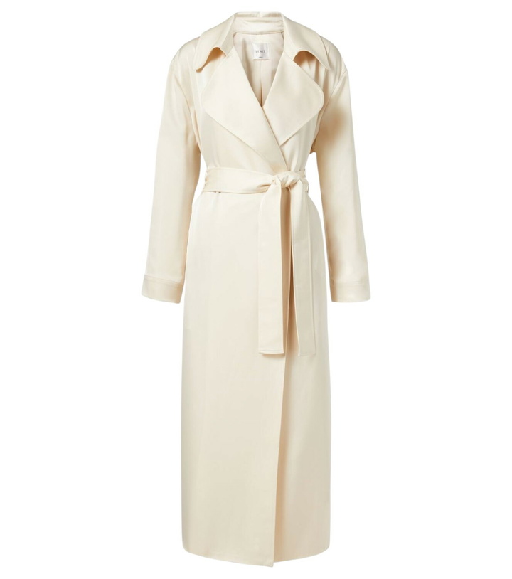 Photo: Leset Barb satin trench coat