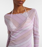 Pucci Iride jersey maxi dress