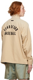 Fear of God Beige 'Baseball' Jacket