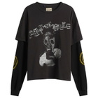 Gallery Dept Men's . Noise Layered T-Shirt in Black/Black