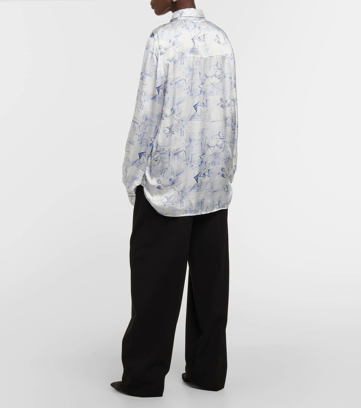 Khaite Minta printed shirt
