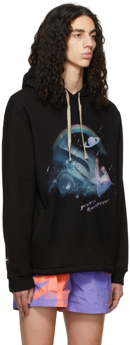 Double Rainbouu Black Couch Surf Crew Hoodie