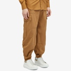 Alexander McQueen Men's Military Cargo Trousers in Rich Camel