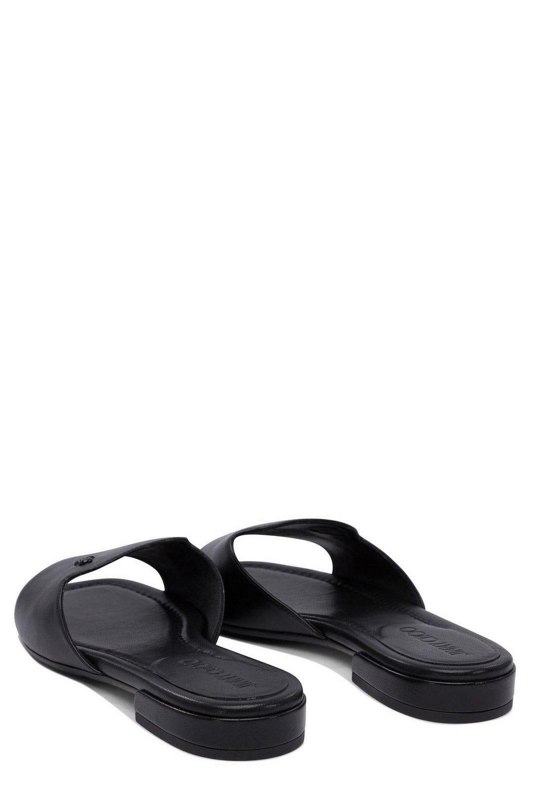 Jimmy Choo Dina Logo Plaque Slides Jimmy Choo