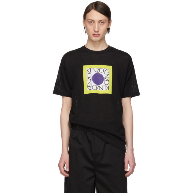 Photo: Kenzo Black Waffle Straight T-Shirt