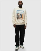 One Of These Days Stop Crewneck White - Mens - Sweatshirts