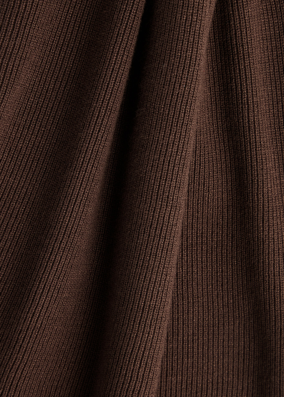 Aexae Ribbed-knit Tank Brown XS (UK6 / XS)