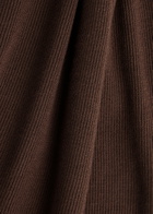 Aexae Ribbed-knit Tank Brown XS (UK6 / XS)