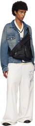 MM6 Maison Margiela Black Triangle Sling Backpack