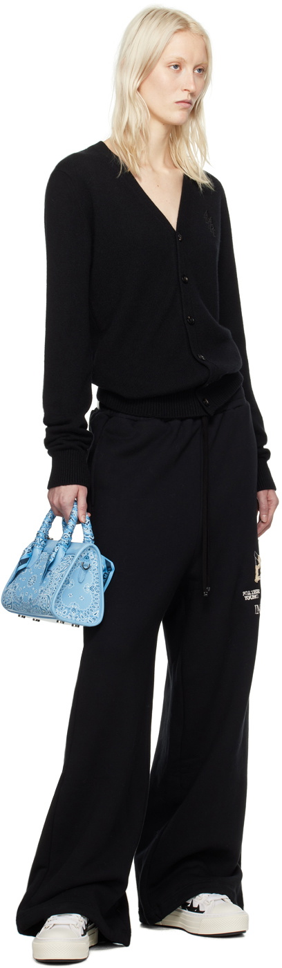 AMIRI マイクロ Bandana Triangle デニム クロスボディバック AMIRI Women's Bandana Micro Triangle Bag in Pink Amiri