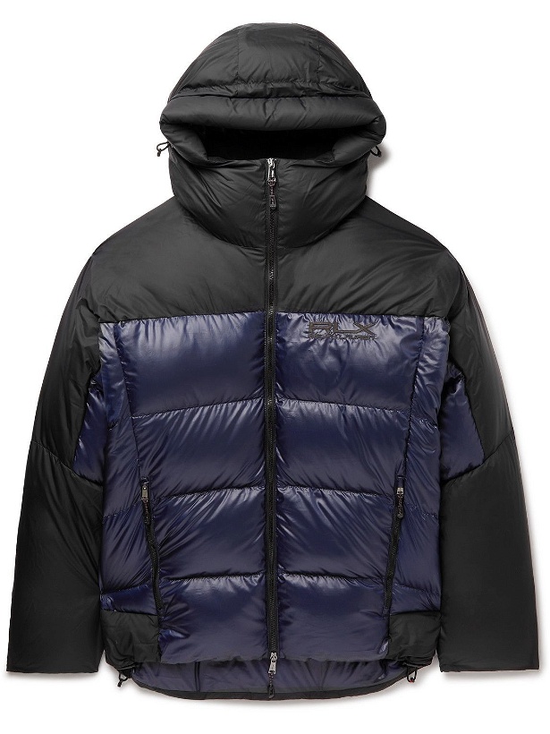 Photo: Polo Ralph Lauren - Carlton Panelled Quilted Recycled Ripstop Hooded Jacket - Blue