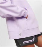 Adidas by Stella McCartney Cotton-blend jersey hoodie