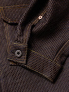 KAPITAL - Sashiko Denim Trucker Jacket - Brown