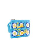 MC2 Saint Barth Parisienne Crochet Pouch Bag With Daisy Embroidery