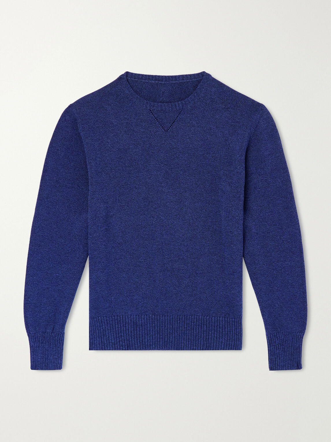 Stòffa - Knitted Cotton Sweater - Blue