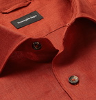 Ermenegildo Zegna - Linen Shirt - Brick