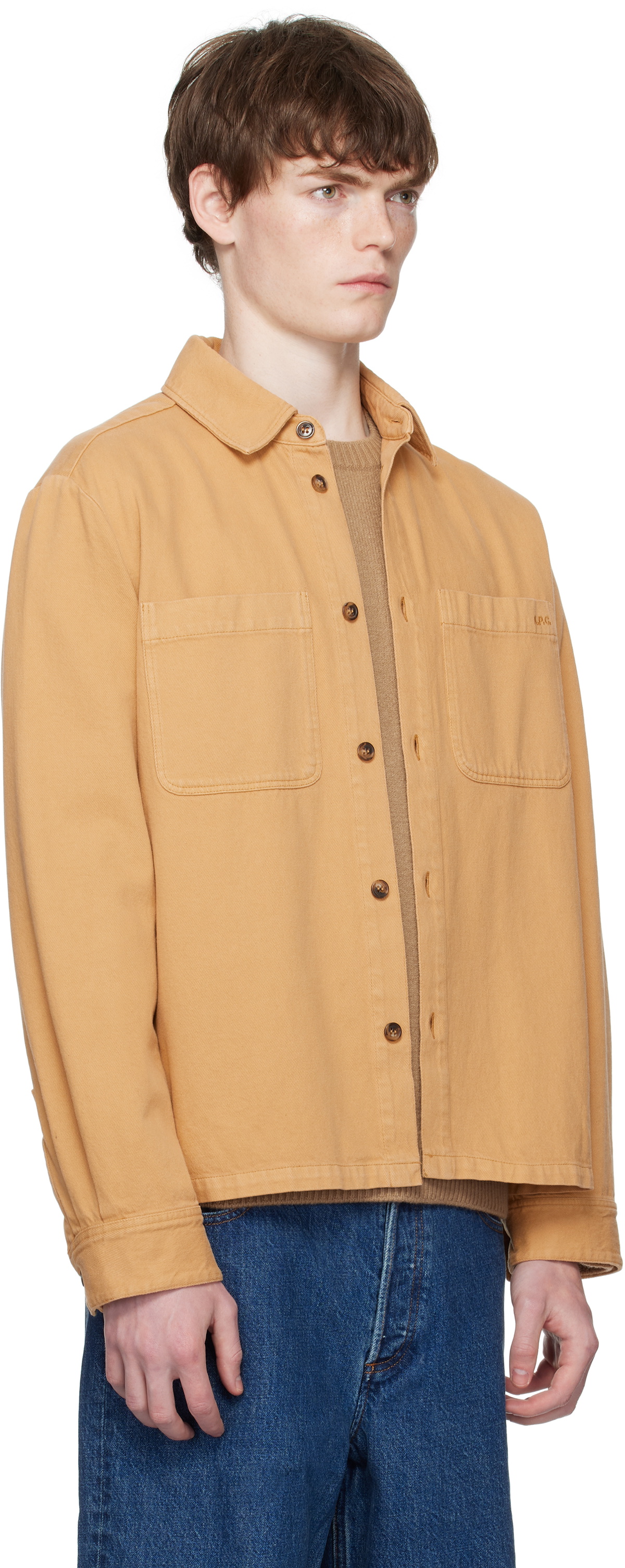 A.P.C. Yellow Leon Overshirt A.P.C