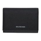 Balenciaga Black Ville Accordion Card Holder